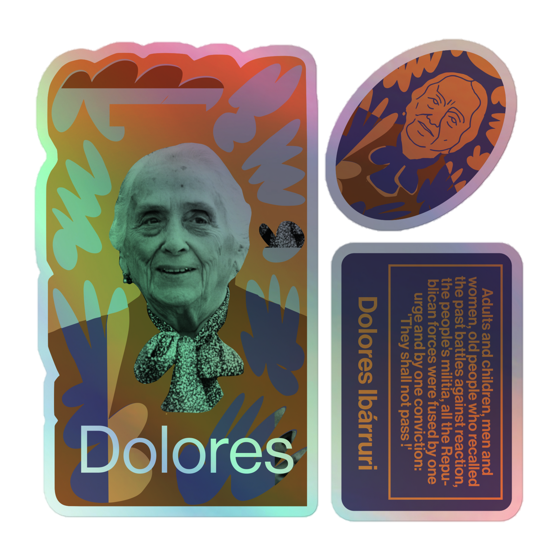 Holographic stickers - Dolores Ibárruri – Progressive International ...