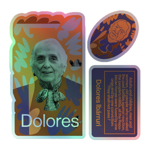 Holographic stickers - Dolores Ibárruri