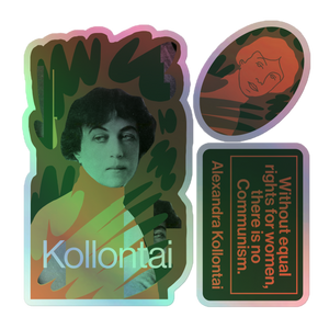Holographic stickers - Alexandra Kollontai