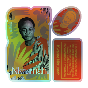 Holographic stickers - Kwame Nkrumah