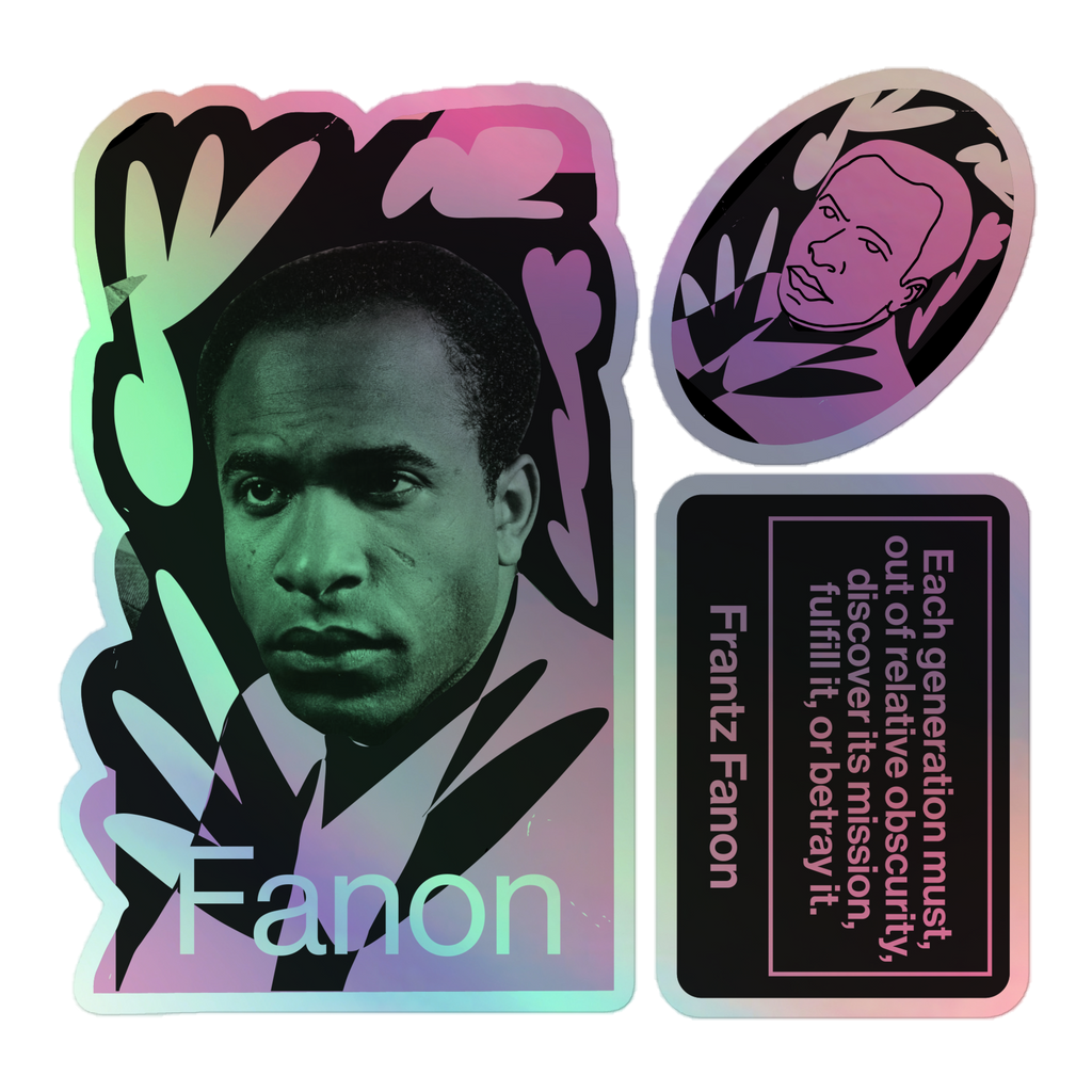 Holographic stickers - Frantz Fanon