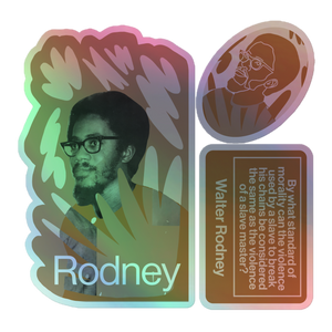 Holographic stickers - Walter Rodney